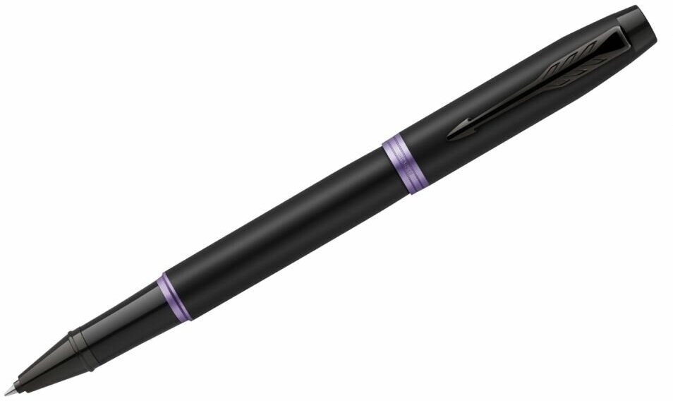 Parker 2172950 Ручка-роллер parker im vibrant rings t315, amethyst purple pvd