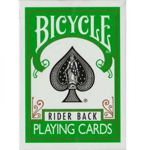 Карты "Bicycle rider back standard poker plaing cards Green back"