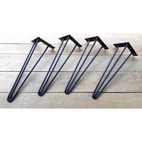 Ножки для стола , чёрные 400мм. 4 шт