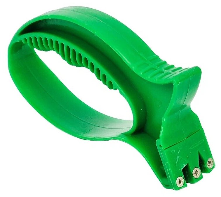 Точилка для ножей ножниц кос лопат зеленая