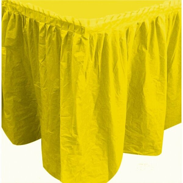 фото Юбка для стола " Делюкс" Желтая
