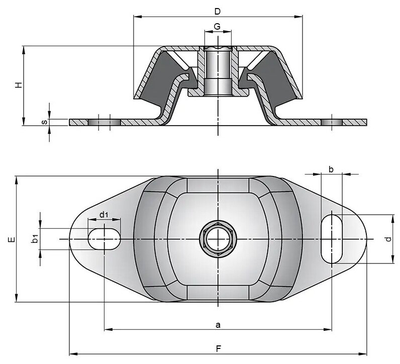 Виброопора EM 0.65 - фотография № 3