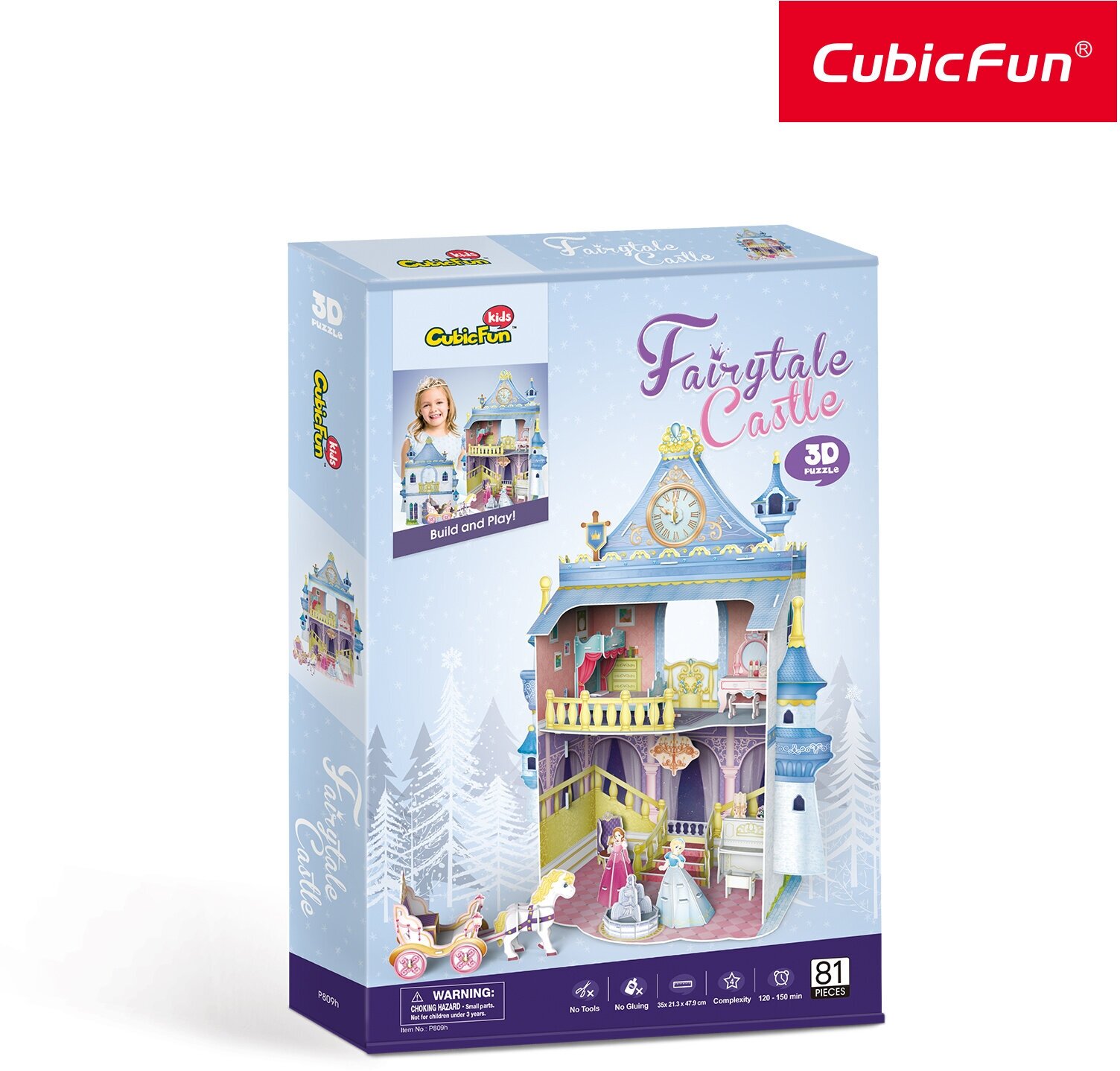 3D пазл Замок принцессы Fairytale Castle, Домик принцессы для девочки