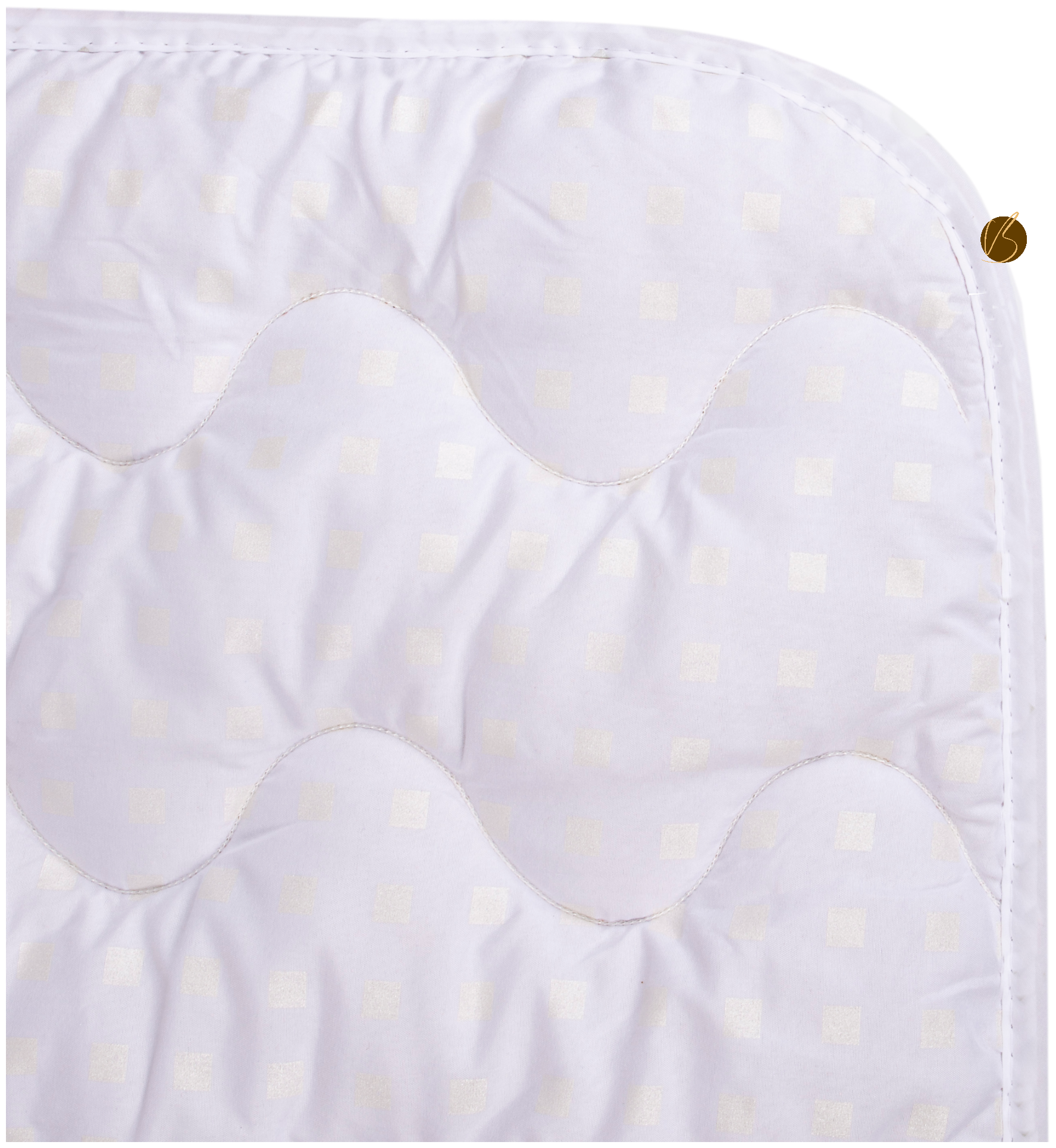Одеяло евро всесезонное 200х215 белое легкое теплое 300 г/м Ванкувер всесезонное - фотография № 4