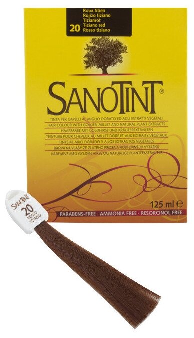Краска для волос SanoTint Classic №20 Тициан, 125 мл