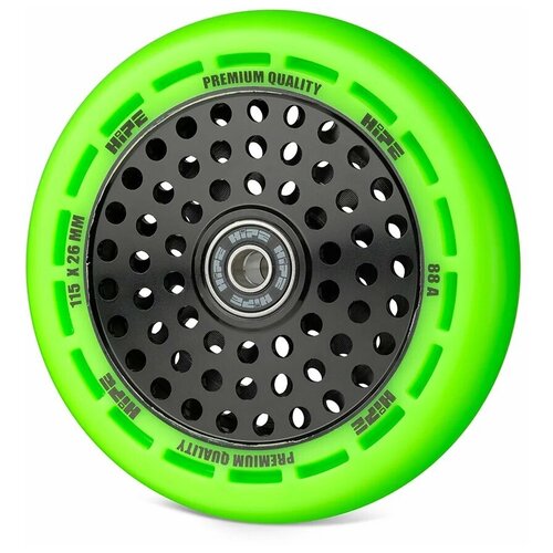 Колесо Hipe Wheel 115мм Green/core Black колесо hipe medusa wheel lmt20 120мм синий хром chrome skyblue