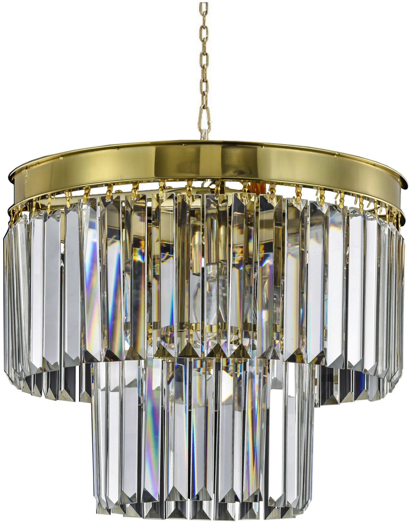 Люстра Mak-interior Odeon 2 rings gold