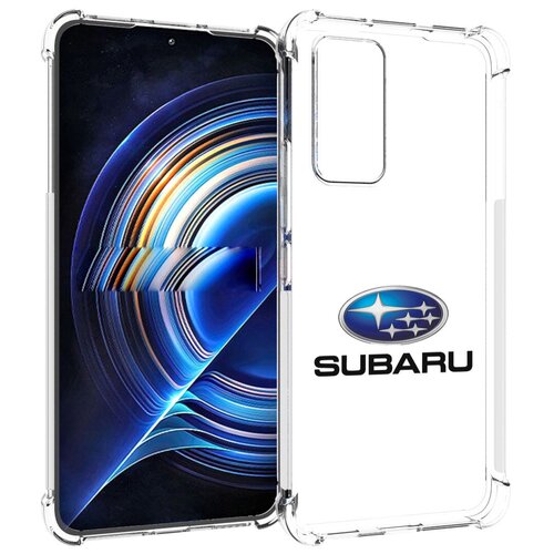 Чехол MyPads subaru-4 мужской для Tecno Camon 19 Neo задняя-панель-накладка-бампер