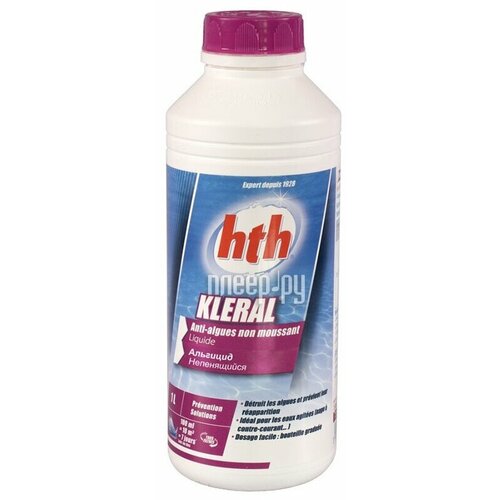 Альгицид непенящийся HTH L800701H1 1 л жидкость для бассейна hth kleral 1 л 1 кг жидкость