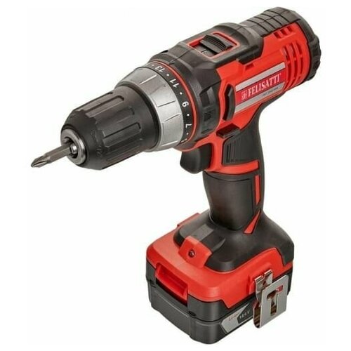 Дрель-шуруповерт аккумуляторная FELISATTI ДА-10144Л3 электроинструмент подарок на день рождения мужчине любимому папе дедушке парню 702000₽