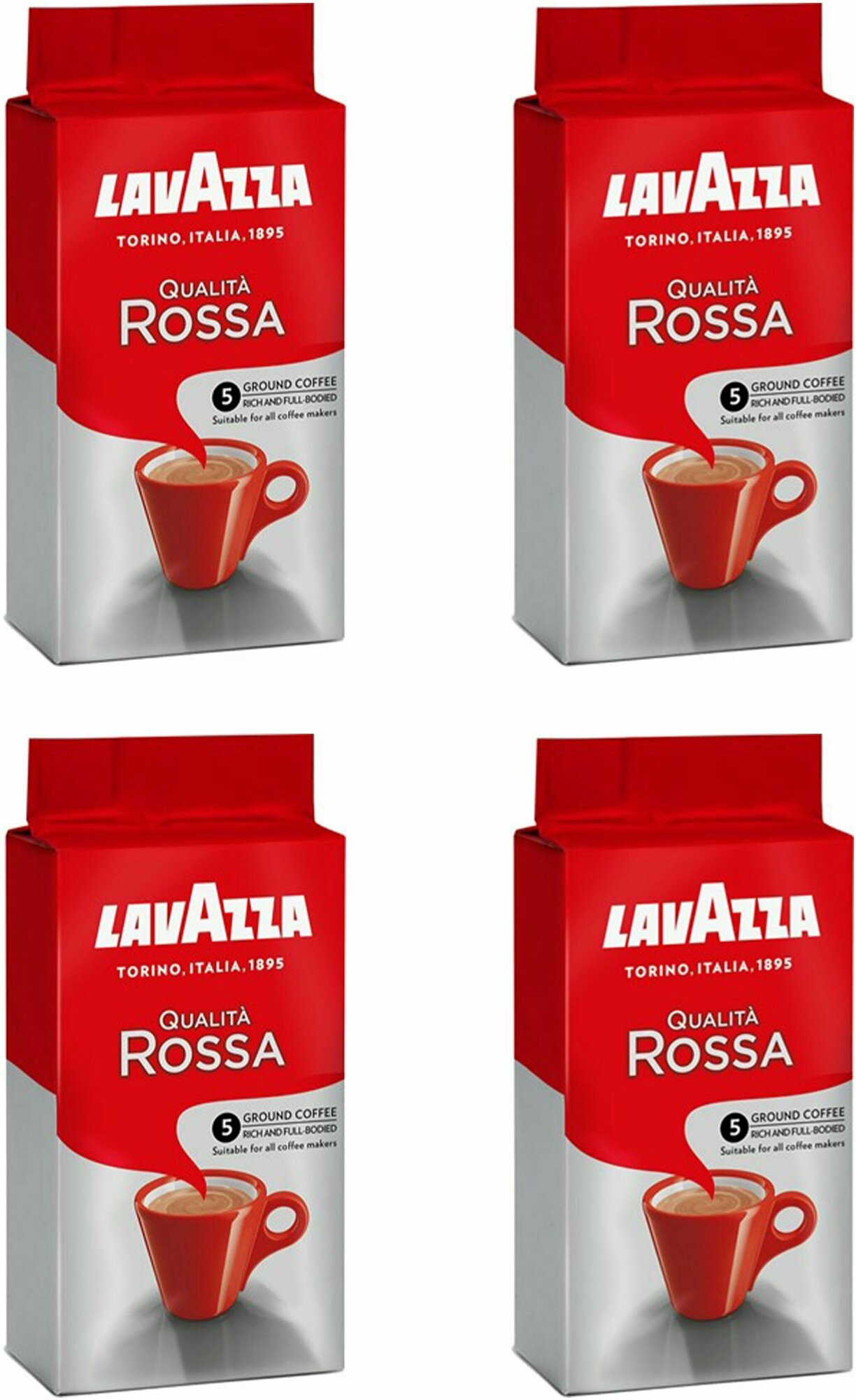 Кофе LAVAZZA Rossa молотый (в/у) 250 г, 4шт. - фотография № 10