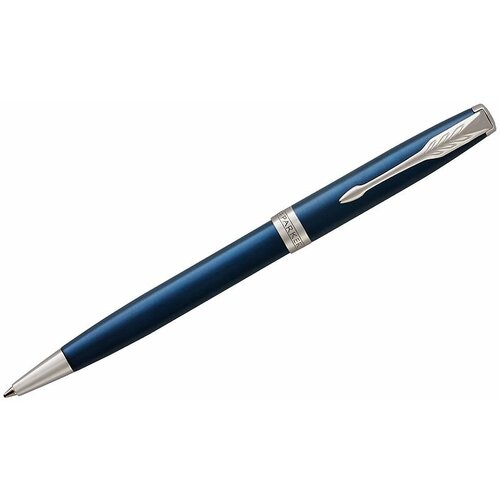 ручка перьевая parker sonnet subtle blue сt черная 0 8мм подарочная упаковка Ручка шариковая Parker Sonnet Subtle Blue CT черная, 1,0мм, поворот, подарочная упаковка