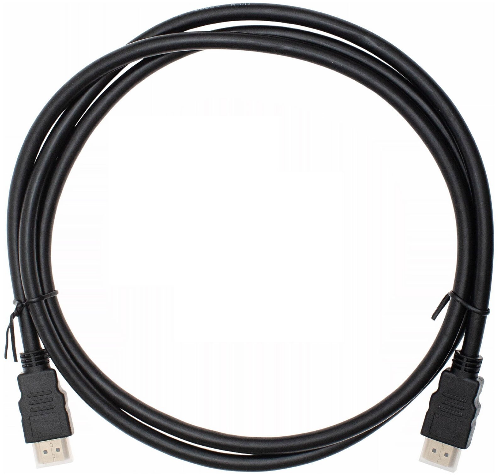 Кабель аудио-видео Cactus CS-HDMI.1.4-1.5 HDMI (m)/HDMI (m) 1.5м. позолоч. конт. черный