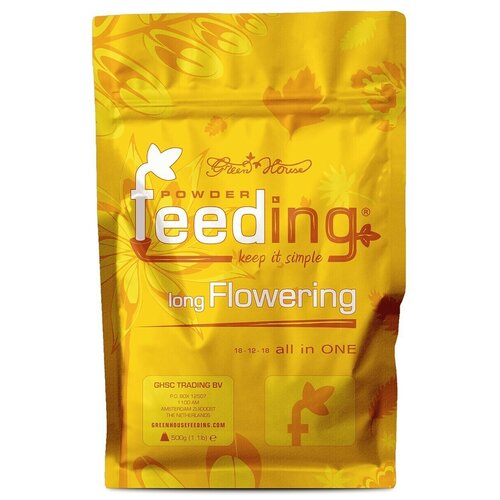 Удобрение Green House Powder Feeding Long Flowering 500 гр. удобрение green house feeding feeding long flowering 0 5 кг