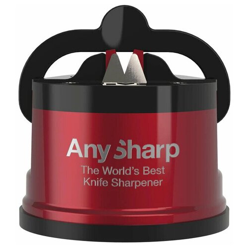 Точилка для ножей AnySharp PRO металлический корпус цвет красный