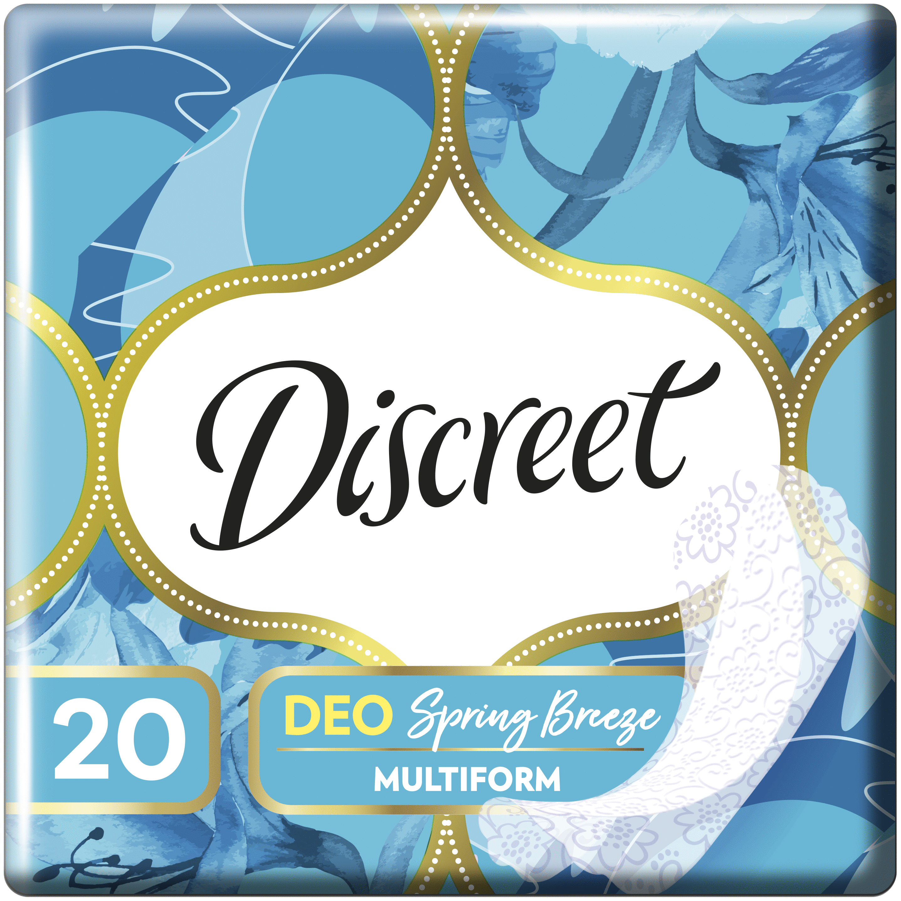 DISCREET Прокладки ежедневные Spring Breeze 20шт