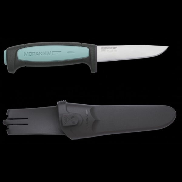 Нож Morakniv Flex (12248) стальной лезв.88мм прямая заточка черный/голубой - фото №14