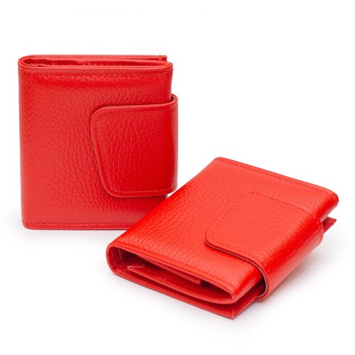 фото Кошелек hellenberg, фактура зернистая, красный