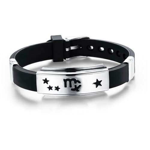 фото Каучуковый браслет со знаком зодиака дева 2beman