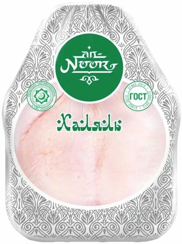 Тушка цыплёнка бройлера An-noor Халяль 1 сорт охлаждённая, 1.65 кг