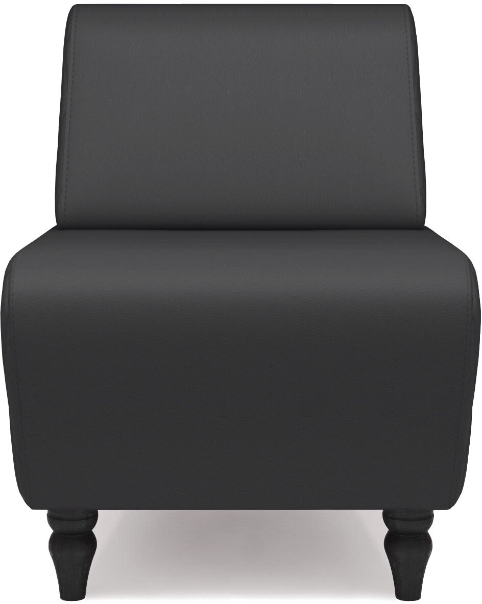 Кресло буно экокожа, черный, 55х73х67 (ШхВхГ)