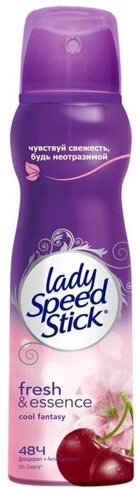 Дезодорант антиперспирант Lady Speed Stick Fresh & Essence Cool Fantasy Цветок Вишни 150мл