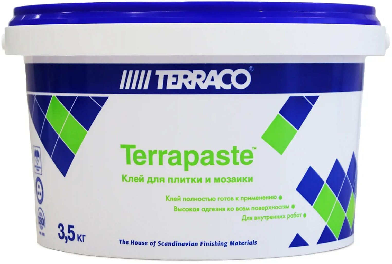 TERRACO TERRAPASTE клей для плитки пастообразный на акриловой основе (35кг)