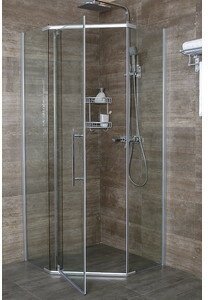 Душевой уголок Erlit Comfort 90x90 прозрачный, хром (ER10109V-C1)