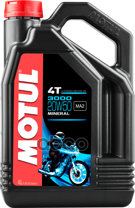 Масло Моторное 3000 4T 20W50 Мин.4л Motul MOTUL арт. 107319