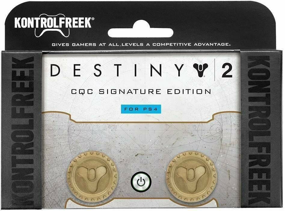 Накладки на стики для геймпада KontrolFreek Destiny 2 Signature \ 11 (2 шт) Золотой/Белый(PS4)