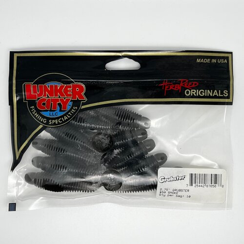 Риппер Lunker City Grubster 65 050 уп10шт 65мм 550₽