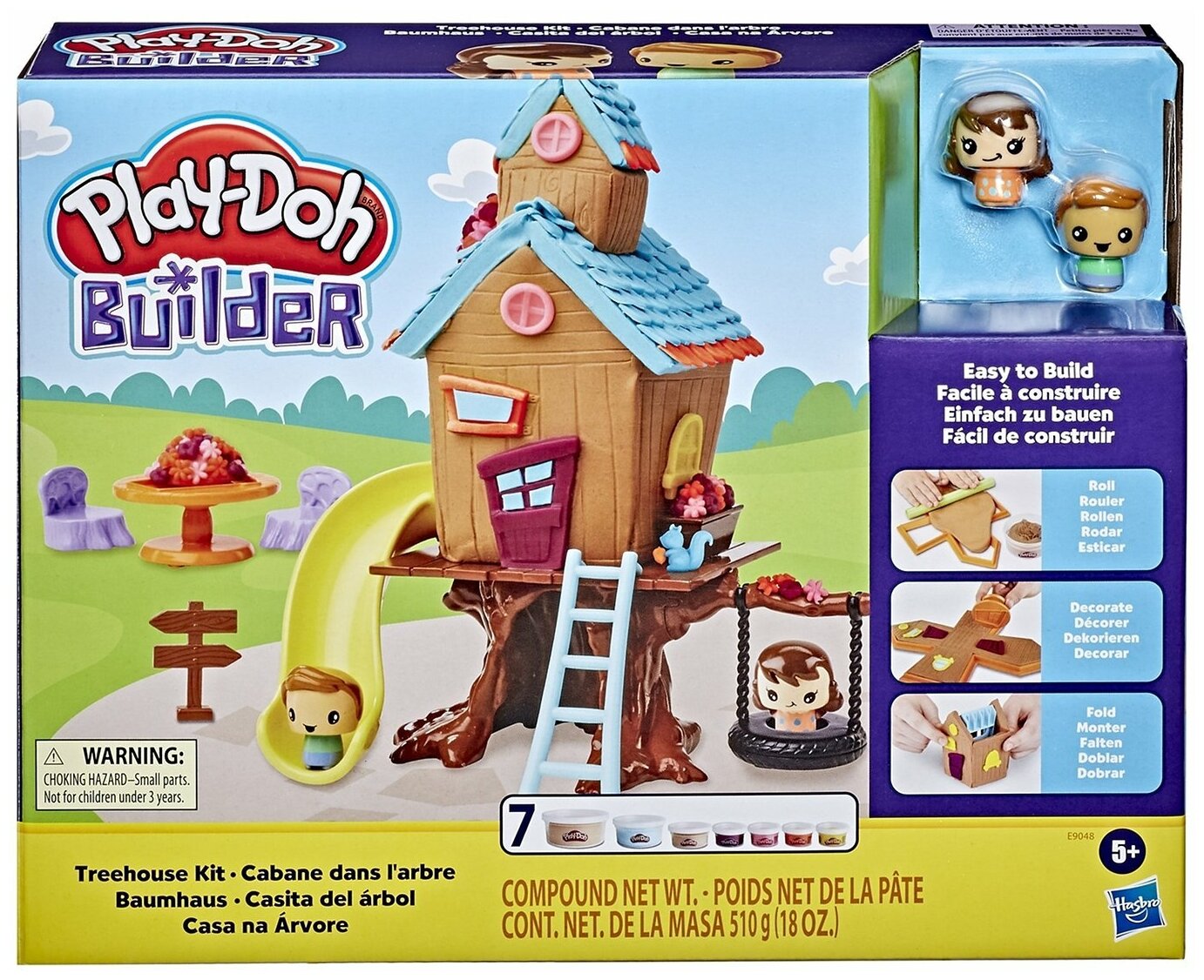 Масса для лепки Play-Doh Builder Домик на дереве E9048