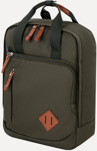 Изображение товара Рюкзак BRAUBERG FRIENDLY универсальный с длинными ручками, хаки, 37х26х13 см, 270091, 270091