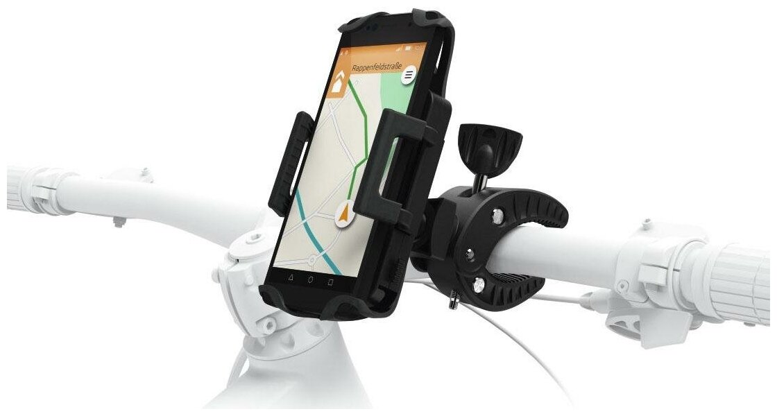 Держатель HAMA Universal Smartphone Bike Holder (00178251), черный - фото №6