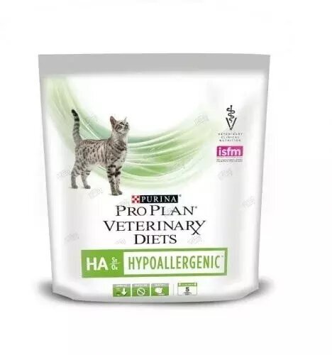 Pro Plan Veterinary diets HA сухой корм корм для кошек при аллергических реакциях 350 г - фотография № 3