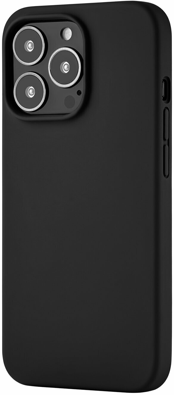 Чехол uBear Touch Case (Liquid silicone) для iPhone 13 Pro, черный