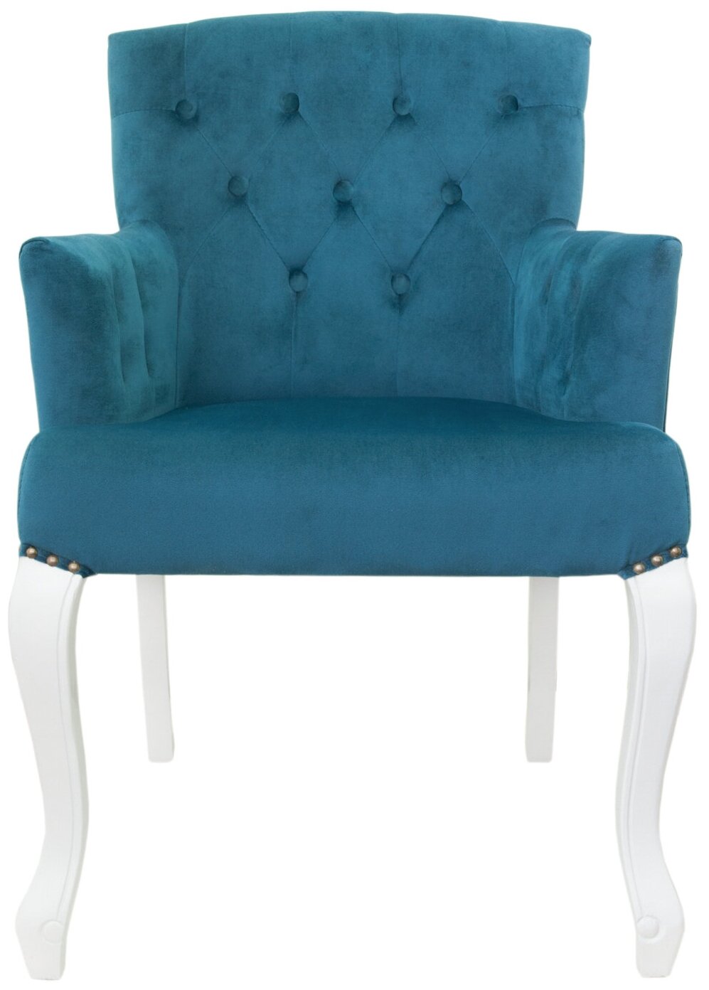 Кресло Deron blue+white