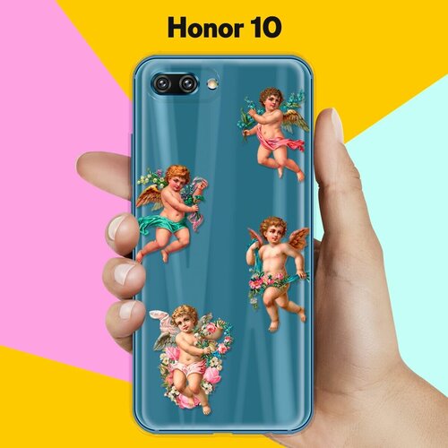 Силиконовый чехол Ангелочки на Honor 10