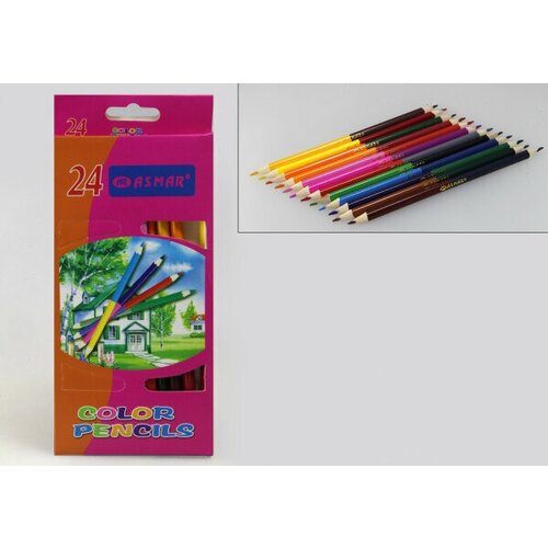 Набор цветных двусторонних карандашей набор цветных карандашей crayola