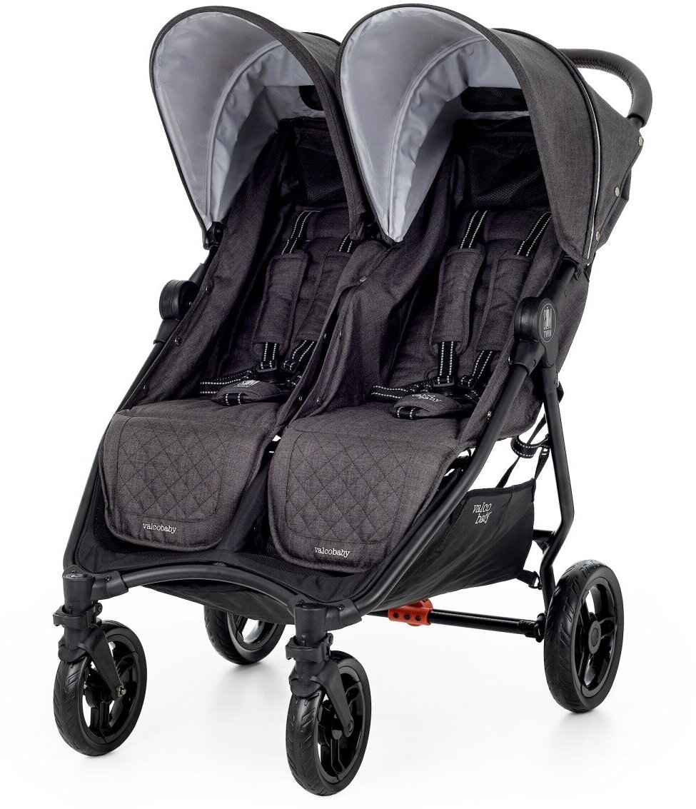 Valco Baby коляска для двойни Slim Twin (Charcoal)