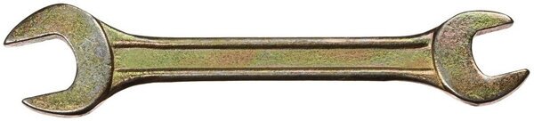 Ключ рожковый, 8 х 10 мм, желтый цинк Сибртех - фотография № 12