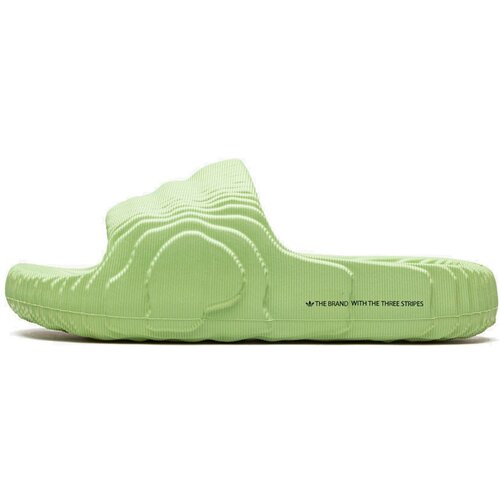 Шлепанцы adidas, размер 37, зеленый