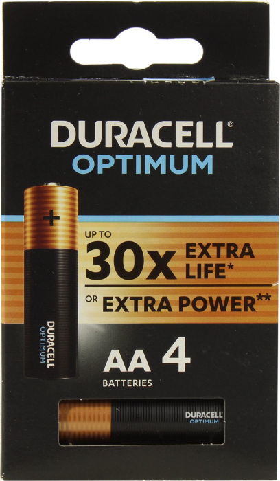 Батарейки Duracell 5014061 Аа Алкалиновые 1,5V 4 Шт. Lr6-4Bl Optimum DURACELL арт. Б0056020 - фотография № 16