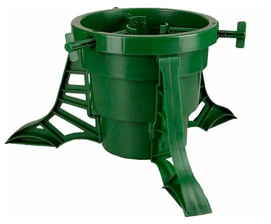 Подставка для натуральной ели с ёмкостью для воды пластик 44х25 см (высота ели 1.2-3 м) MEN