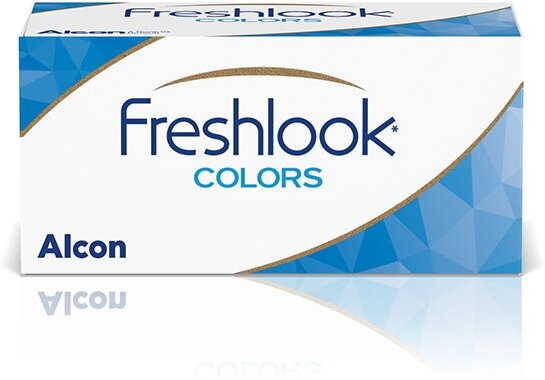 Контактные линзы Alcon Freshlook Colors, 2 шт., R 8,6, D -2, green, 1 уп.