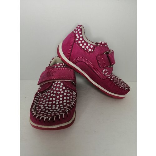 Мокасины Mini-Shoes, летние, натуральный нубук, размер 21, розовый