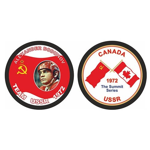 Шайба Rubena Team Canada-USSR 1972 Бодунов шайба rubena team canada ussr 1972 dryden