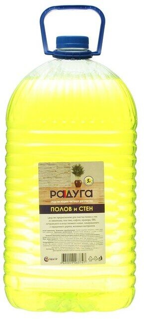 фото Ср-во для мытья полов и стен "радуга" 5л
