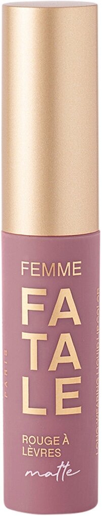 Жидкая помада для губ Vivienne Sabo Femme Fatale стойкая матовая тон 04 сливово-розовый