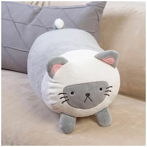 Мягкая игрушка подушка кот - антистресс 42 см